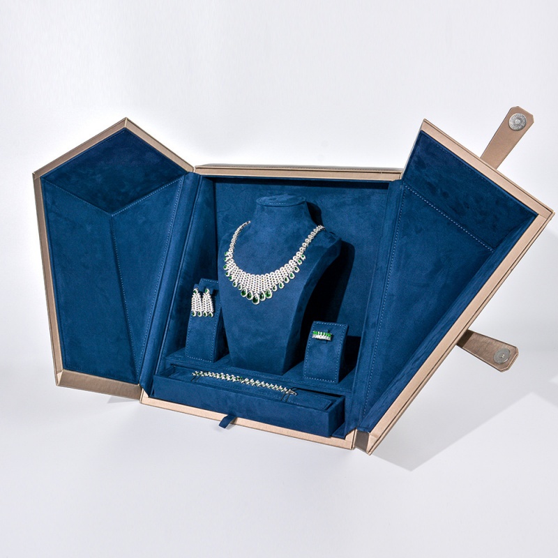 Custom Luxury Double Door Jewelry Gift Box - Holidaypac