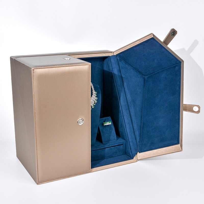 Custom Luxury Double Door Jewelry Gift Box - Holidaypac