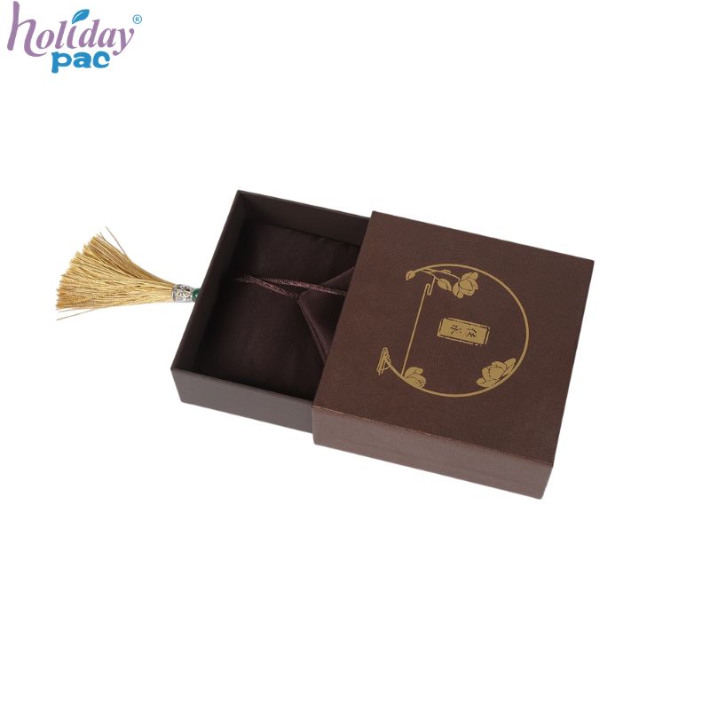 Custom Gold Stamping Laser Cut Jewelry Box for Bangle Manufacturer - Holidaypac