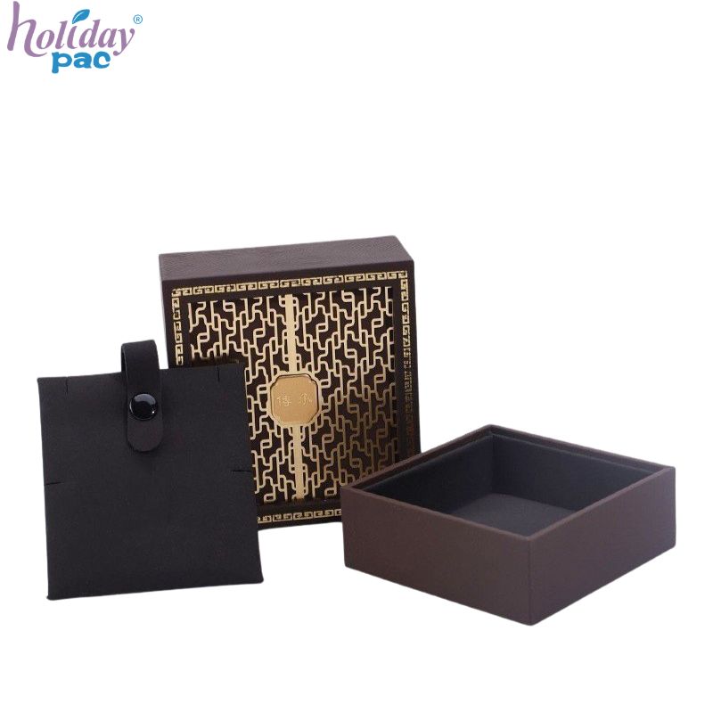 Custom Gold Stamping Laser Cut Jewelry Box for Bangle Manufacturer - Holidaypac