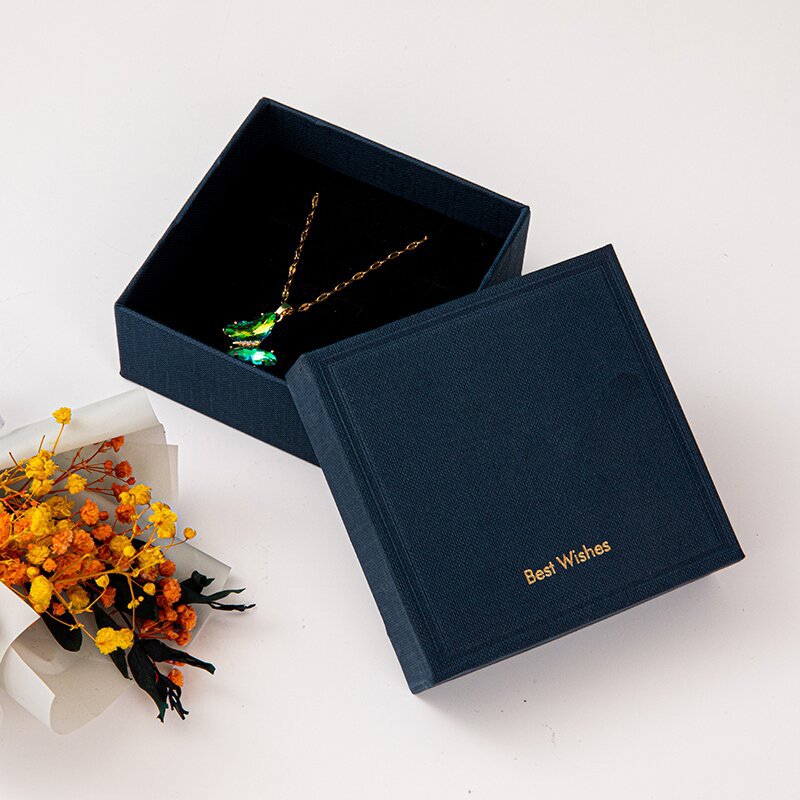 Bulk jewelry gift boxes with lids for Necklace Factory - Holidaypac