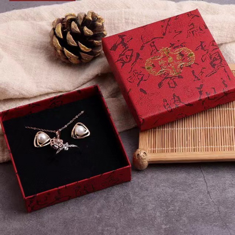 Custom Vintage Red Gift Box for Jewelry Set Factory - Holidaypac