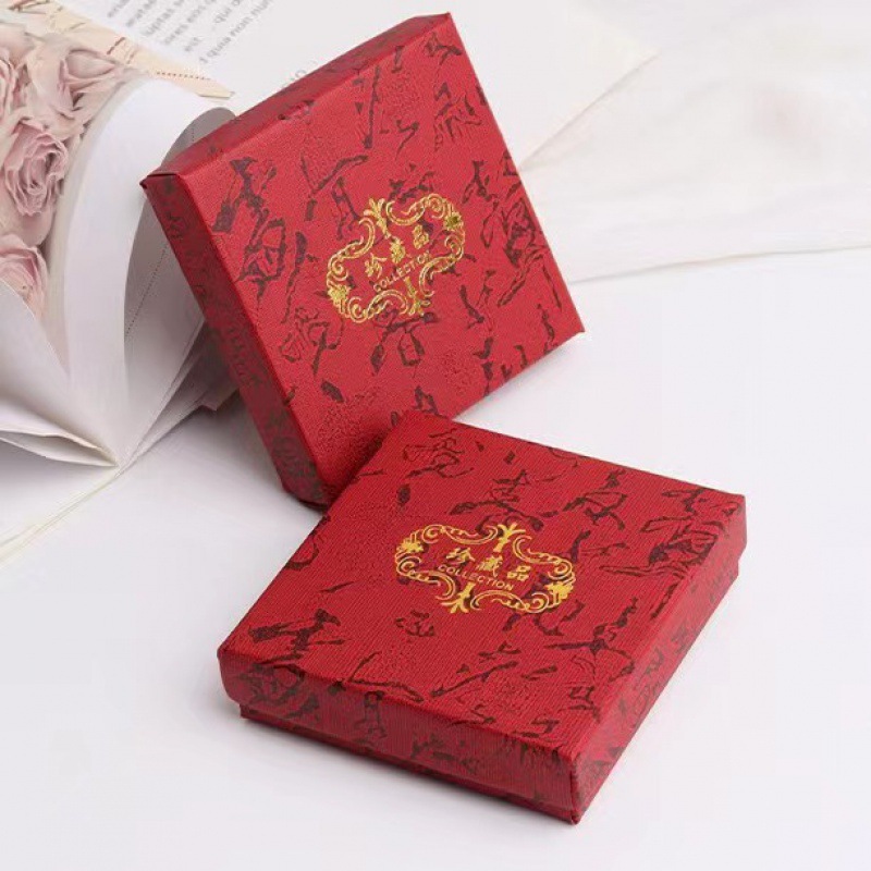 Custom Vintage Red Gift Box for Jewelry Set Factory - Holidaypac