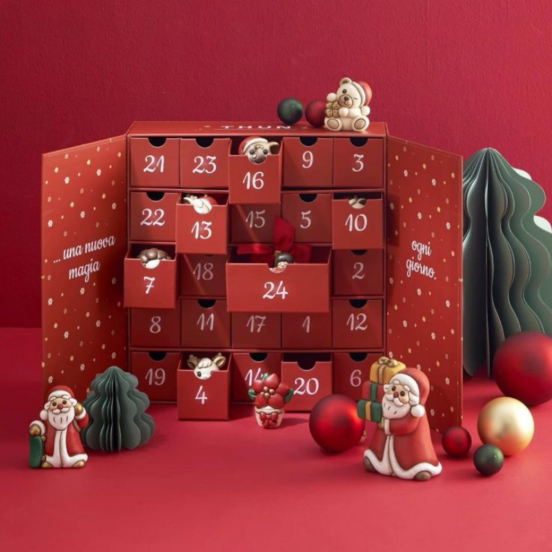 Custom 2026 Christmas 24 Days Advent Calendar Box with Drawers Wholesale - Holidaypac