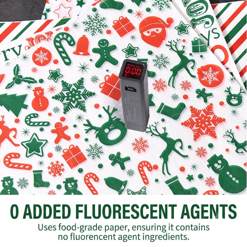 Wholesale Food-grade Christmas Wrapping Greaseproof Paper Factory - Holidaypac