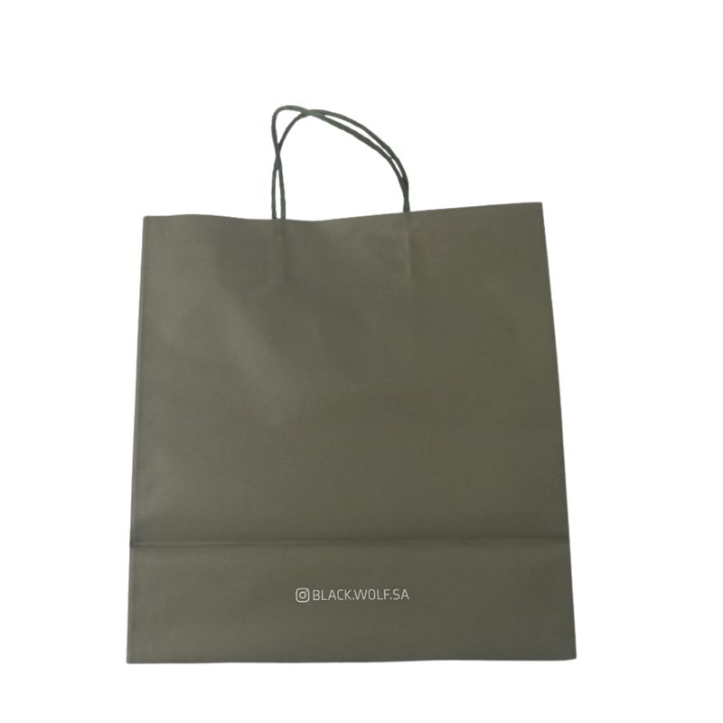 Wholesale Custom Takeout Kraft Paper Coffee Packaging Bag With Handle - Holidaypac