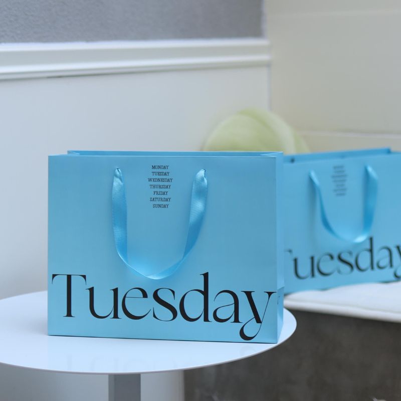 Custom Apparel Paper Shopping Bags - Holidaypac