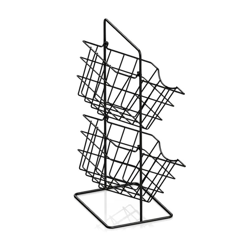 Wholesale 2-Tier Detachable Fruit & Vegetable Wire Basket for Kitchen Countertop Storage Factory - Holidaypac