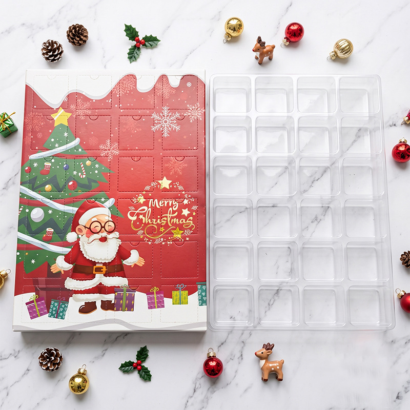 Wholesale 24 Days Christmas Advent Calendar Box for Scented Candle Manufacturer - Holidaypac