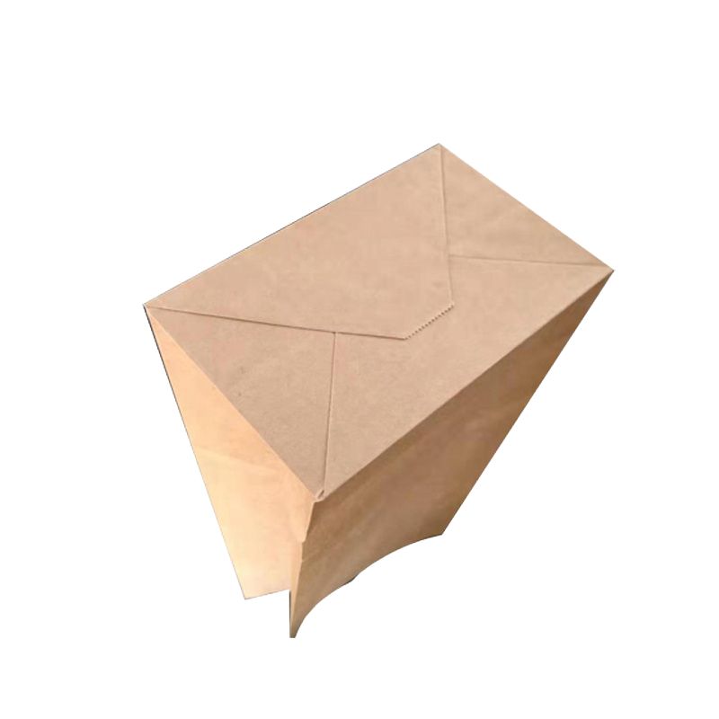 Custom Flat Bottom Grocery Food Packaging Brown Kraft Paper Bags Without Handle Factory - Holidaypac