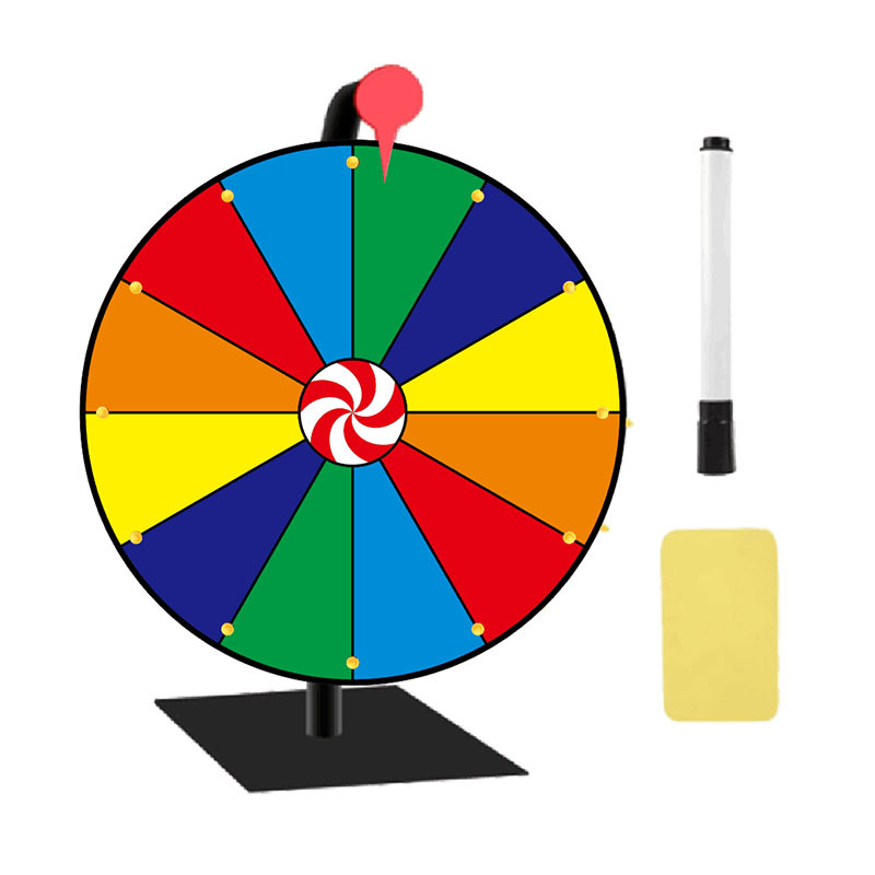 Custom Prize Wheel Spinner for Promotions, Trade Shows & Events - Holidaypac