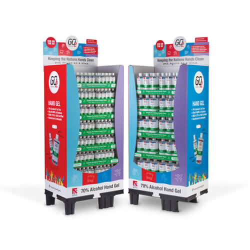Custom Cardboard Paper Shelf Display Stand for Retail - Holidaypac