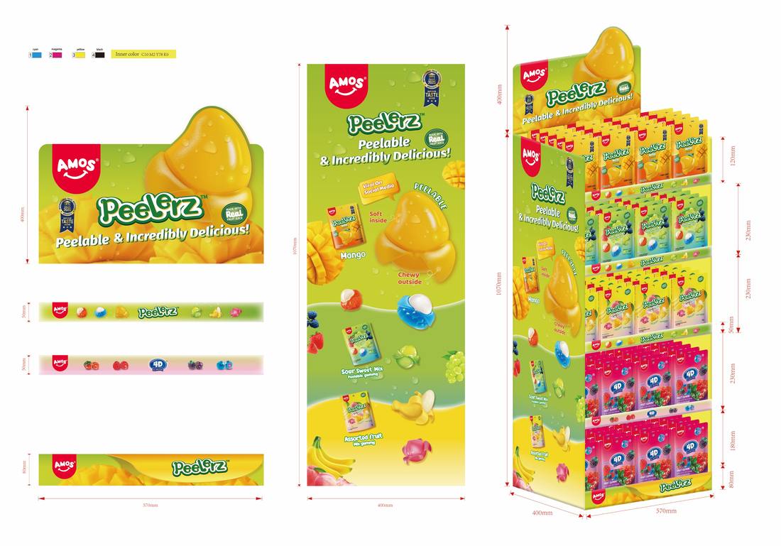 How Holidaypac Developed a Custom Amos Peelrz Cardboard Display Stand