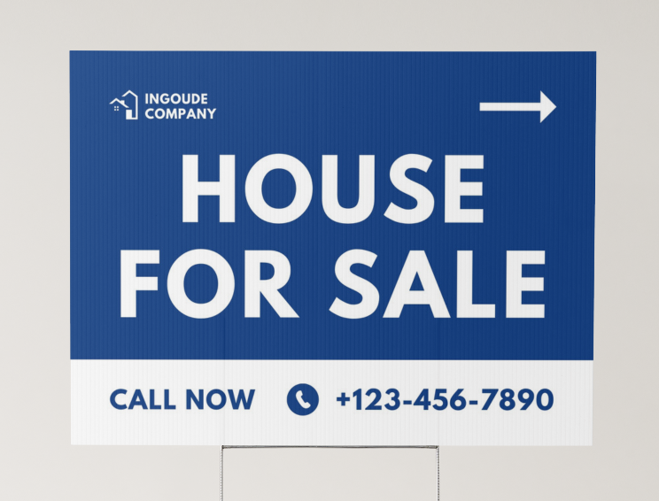 Custom Double-Sided Yard Sign for Community & School Events - Holidaypac