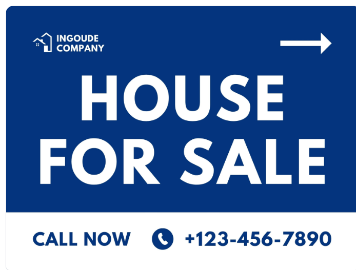 Custom Double-Sided Yard Sign for Community & School Events - Holidaypac