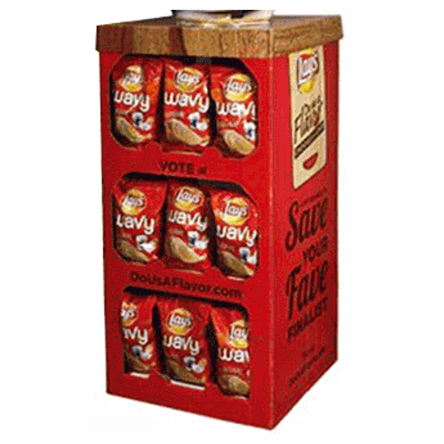 Cardboard Snack and Candy Display Rack for Supermarkets - Holidaypac
