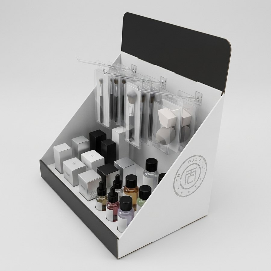 Cardboard Cosmetic Counter Top Display Unit - Holidaypac