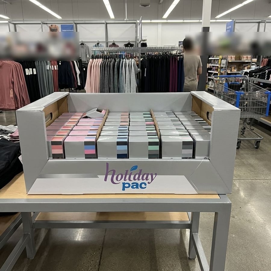 Custom Walmart PDQ Trays for Sports Bras - Holidaypac