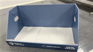 Custom Walmart PDQ Display Tray for Boxers & Apparel - HolidayPac