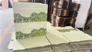 Flat components for packing - HolidayPac custom cardboard PDQ display box