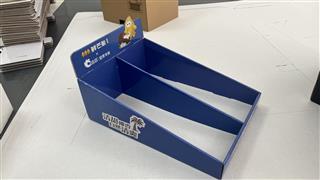 Holidaypac Custom Two-Lane Cardboard Counter Display Box