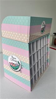 Custom Multi-Compartment Cardboard Counter Display