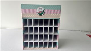 Custom Multi-Compartment Cardboard Counter Display