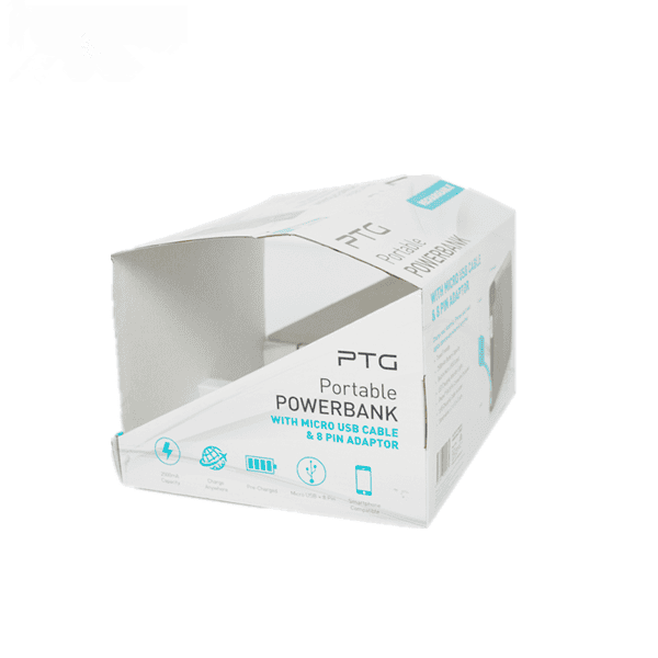 Rigid Counter Display and Paper Box Dual-use Case For Powerbank