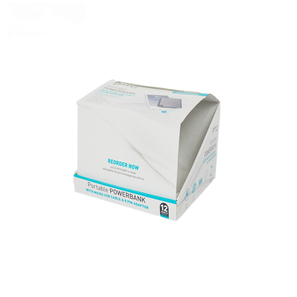 Rigid Counter Display and Paper Box Dual-use Case For Powerbank - Holidaypac