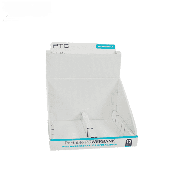 Rigid Counter Display and Paper Box Dual-use Case For Powerbank - Holidaypac