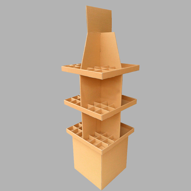 Folding Cardboard POS Paper Pallet Display for Mosquito-Repellent Incense
