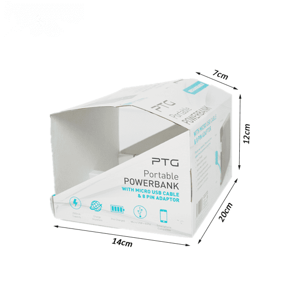 Rigid Counter Display and Paper Box Dual-use Case For Powerbank - Holidaypac
