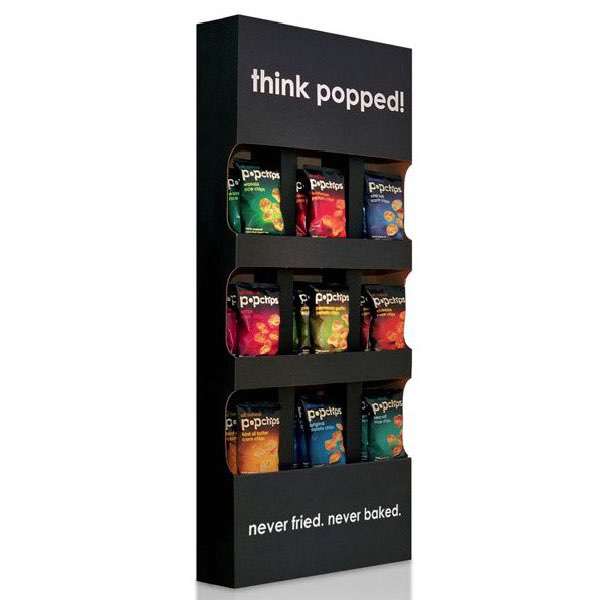 Cardboard Popcorn Pocket Display Stand