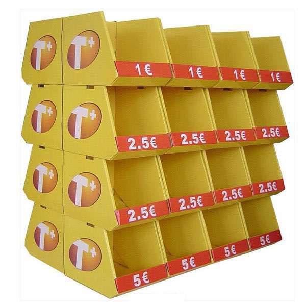 Cardboard Pallet Display Stand For Tableware Products