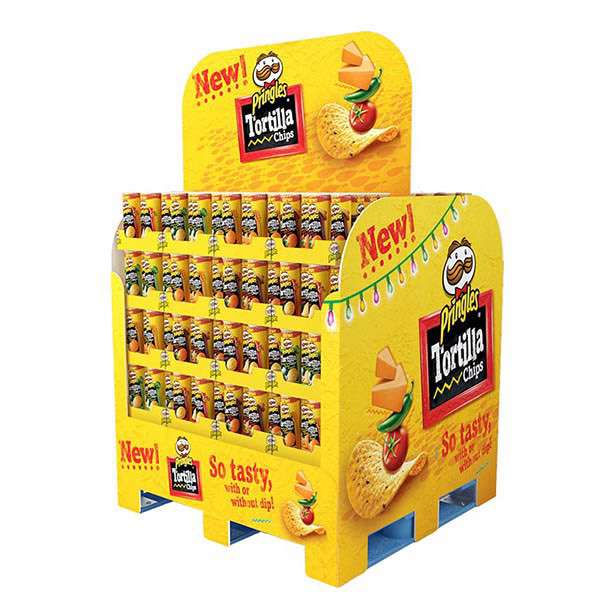 Pallet Display Supermarket Corrugated Cardboard Pallet Display Stand Walmart Carton PDQ Pallet Display Rack