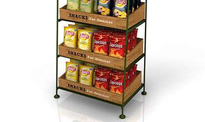 The Characteristics Of Snack Display Rack