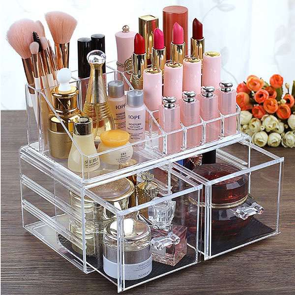 Factory Custom Acrylic Cosmetic Organizer HLD-A002