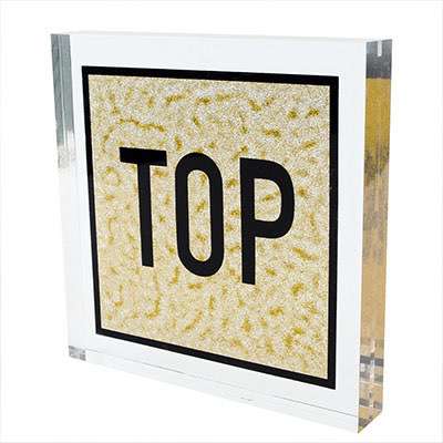 Factory Manufacturer Custom Acrylic Logo Blocks HLD-A001