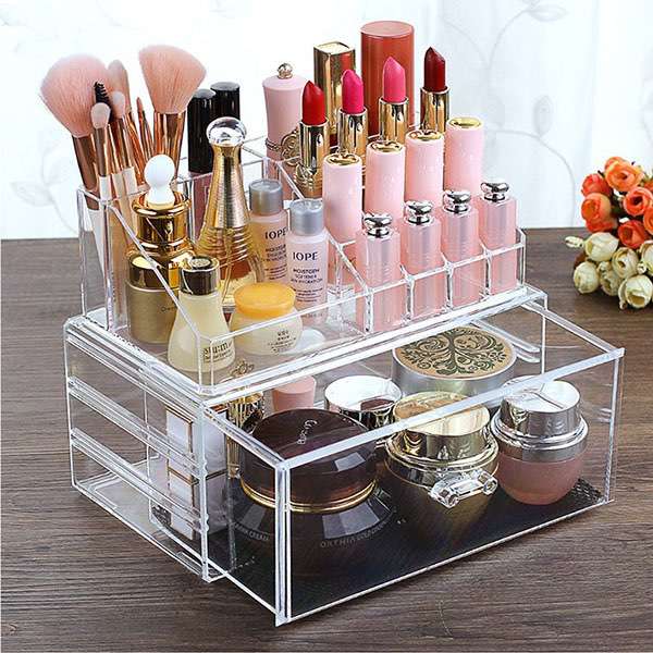 Factory Custom Acrylic Cosmetic Organizer HLD-A002