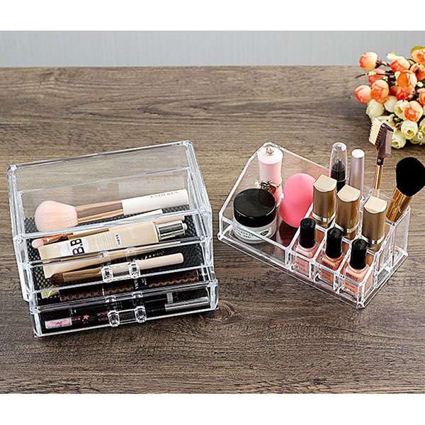 Factory Customized Clear Acrylic Makeup Organizer HLD-A004