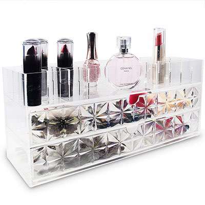 Factory Customized Acrylic Makeup Holder HLD-A013