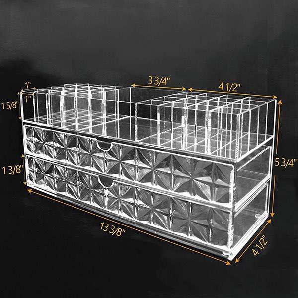 Factory Customized Acrylic Makeup Holder HLD-A013