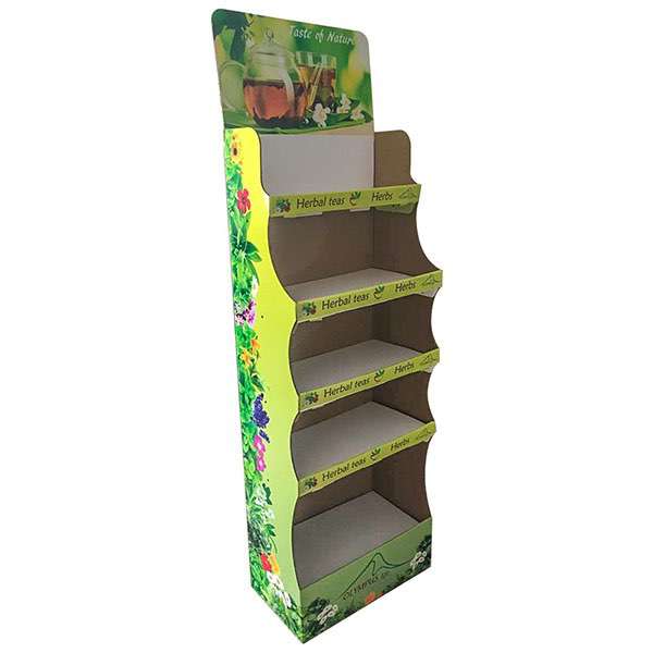 5 Tier Cardboard Pos Displays HLD-YPZ023