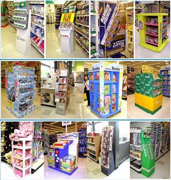 Paper Display Shelves Can Instantly Attract the Attention People
