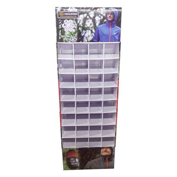 FSDU Custom Advertising Paperboard Free Standing FSDU Rakcs Collapsible