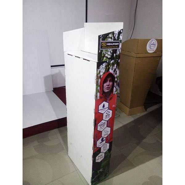 FSDU Custom Advertising Paperboard Free Standing FSDU Rakcs Collapsible
