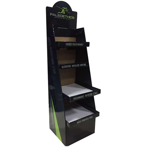 FSDU Custom Plastic Display Shelf for Wipe, Plastic frame POP Floor Display Stand for Promotion