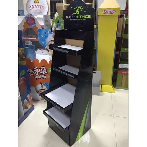 FSDU Custom Plastic Display Shelf for Wipe, Plastic frame POP Floor Display Stand for Promotion