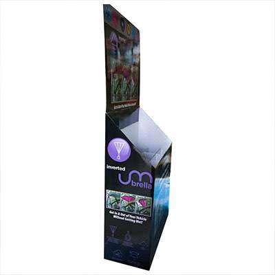Popular High Quality | 12 pcs Cardboard umbrella Display for Office  HLD-YPZ060