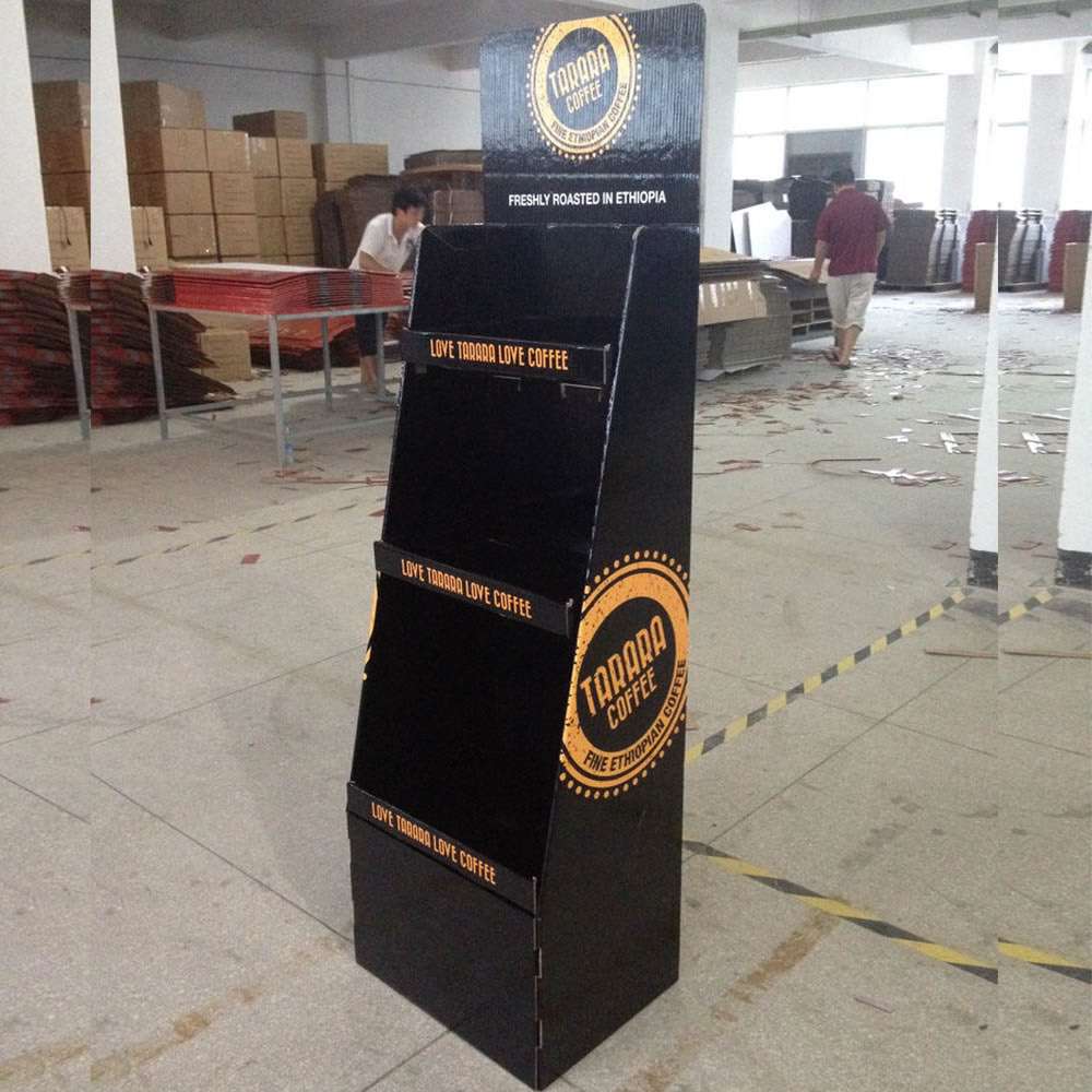 Factory Hight Quality | 3 Tiers Corrugated Tray Display   HLD-YPZ063